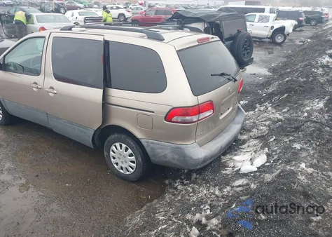 2001 Toyota Sienna Le z USA, uszkodzony, nr VIN 4T3ZF13C11U377208